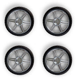 1/10 Scale Racecar Wheels and Tires (set of 4)
