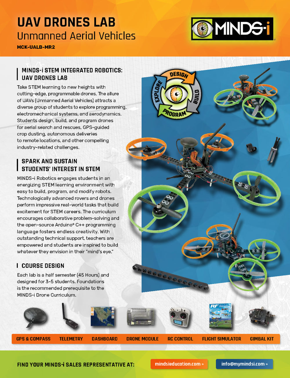 STEM Robotics Drones LAB UAV (45 Hour)