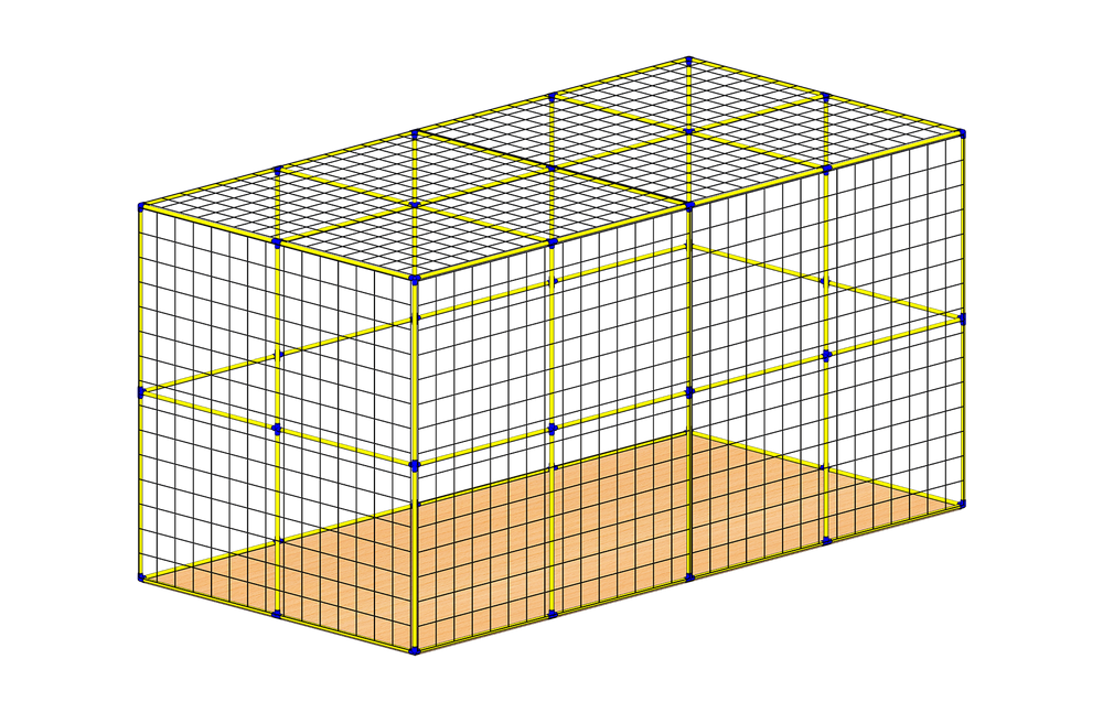 ADC Pro PVC Competition Cage - 20'x10'x10'