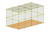 ADC Pro PVC Competition Cage - 20'x10'x10'