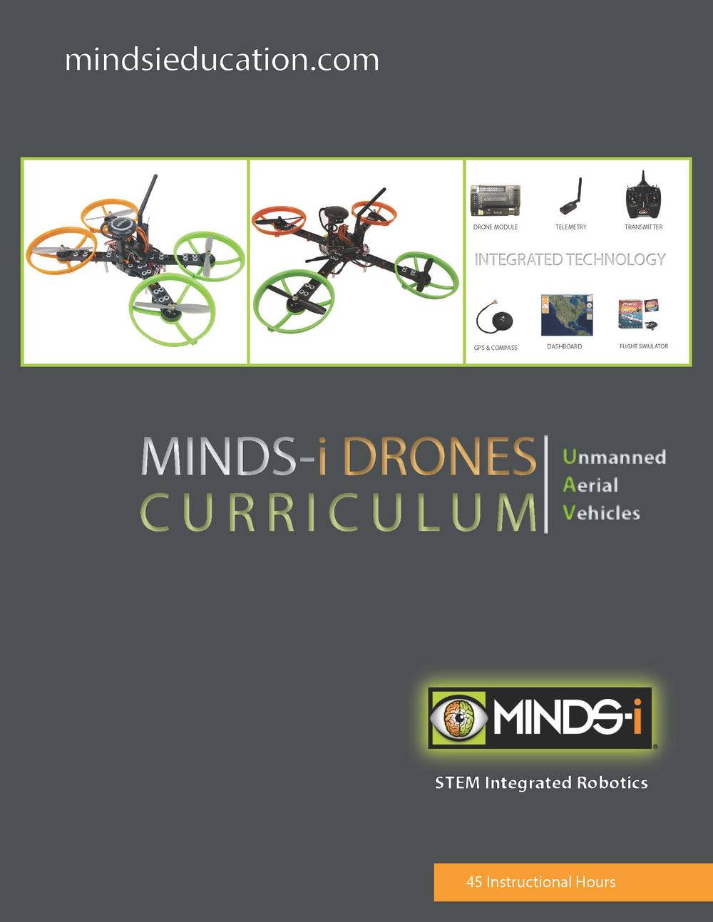 STEM Robotics UAV Drones Curriculum (45 Hour)