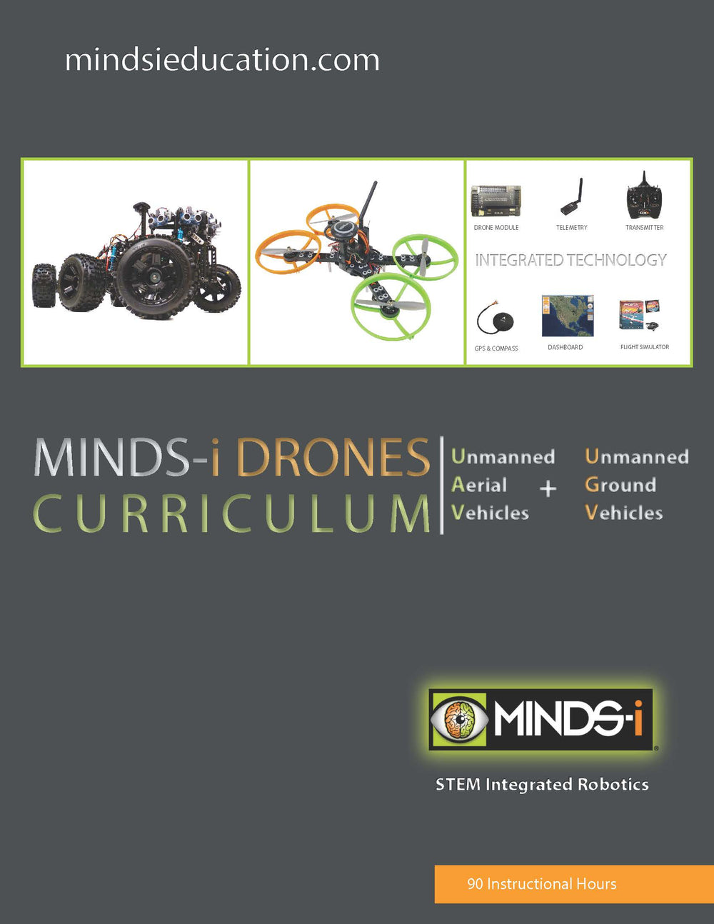 STEM Robotics UAV + UGV Drones Curriculum (90 Hour)